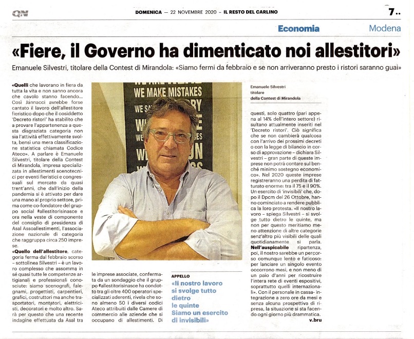 articolo qn crisi fiere